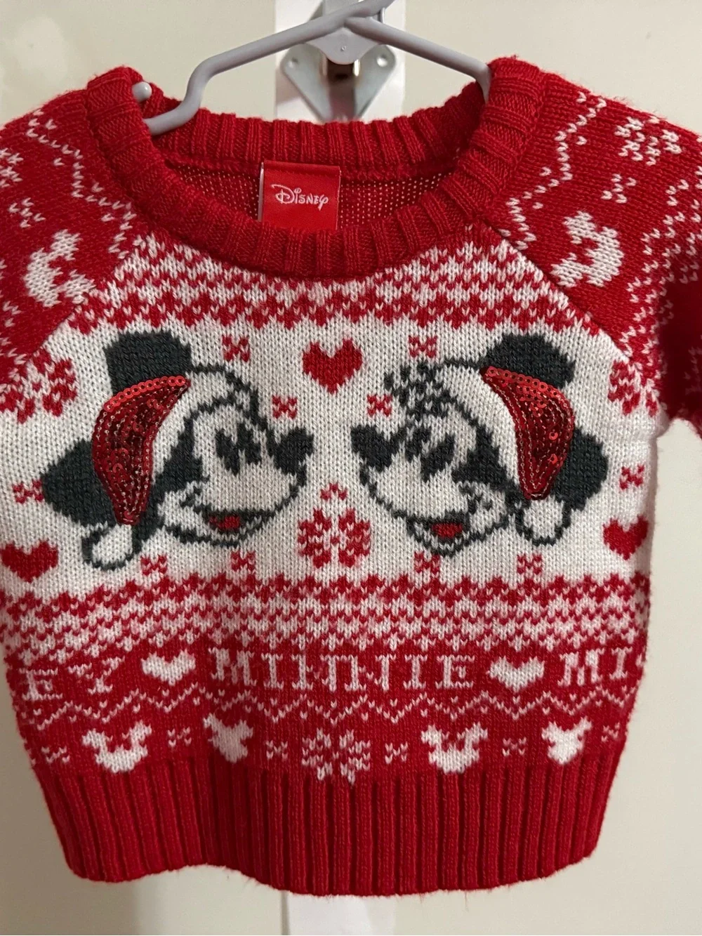 Disney Mickey & Minnie Holiday Sweater